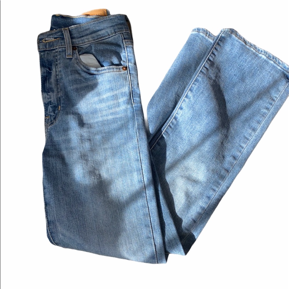 Levi’s high rise crop flare